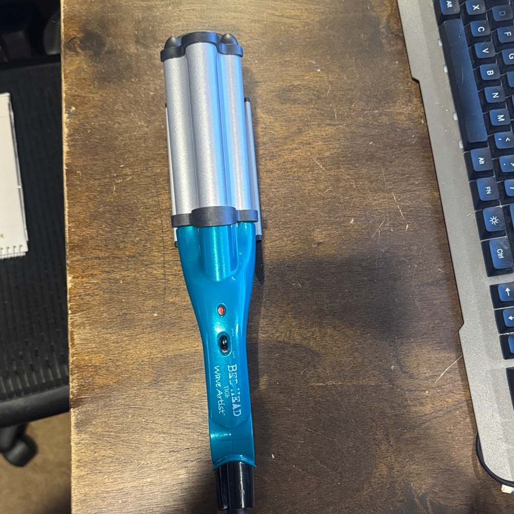 BedHead Teal and Silver Hair Waver